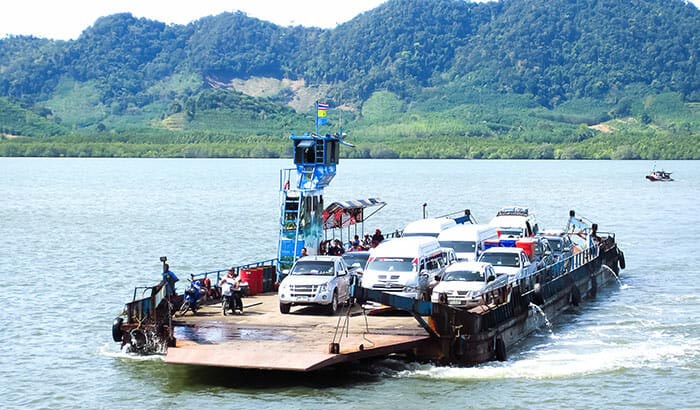 Von Ao Nang nach Koh Lanta mit der Autofähre