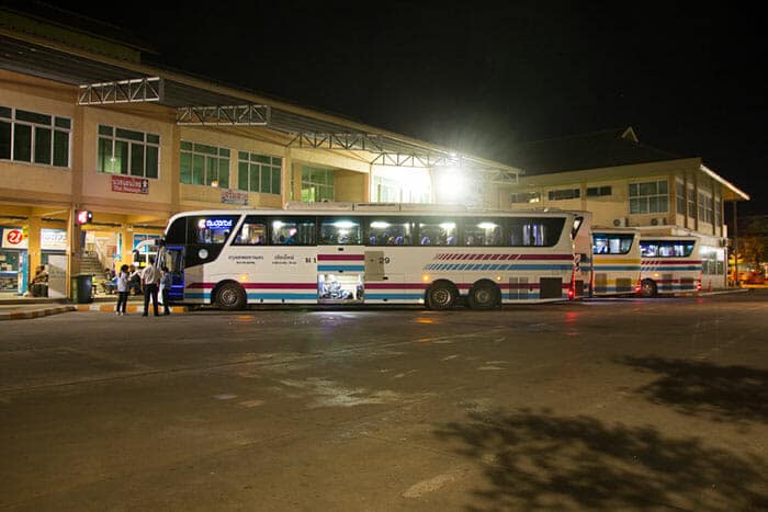 Von Ayutthaya nach Chiang Mai mit dem Bus