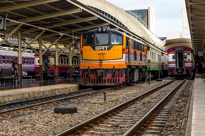 Von Bangkok nach Chumphon mit dem Zug