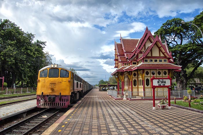 Zugfahrt von Bangkok nach Hua Hin