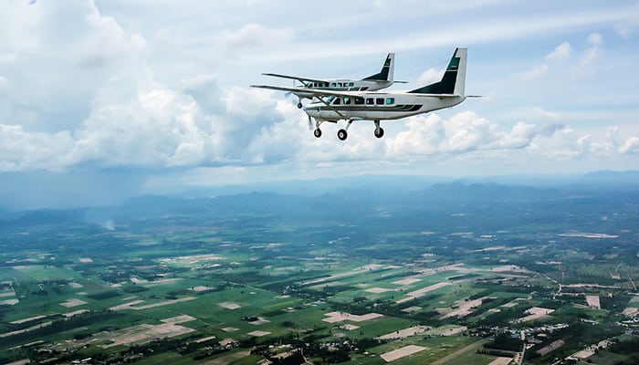 Anreise mit dem Flugzeug von Bangkok nach Hua Hin