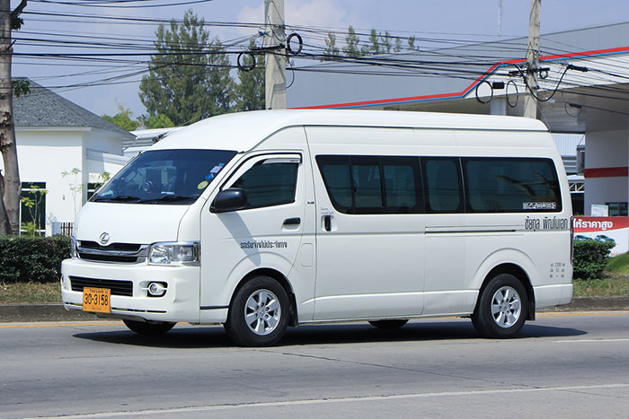 Kleinbus oder Minivan, wie sie in Thailand oft genannt werden.