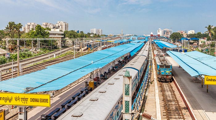 Von Chennai nach Kodaikanal mit dem Zug