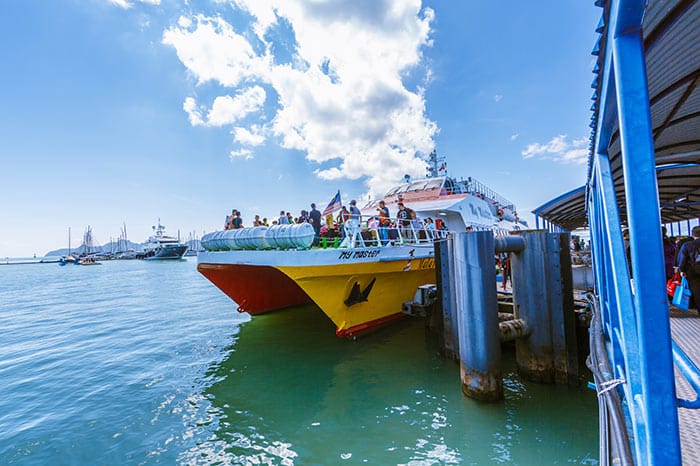 Schnellfähre von Penang nach Langkawi.