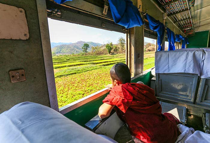 Züge von Yangon nach Mandalay