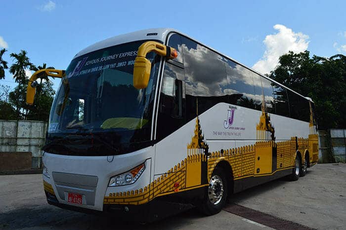 Bus von Yangon nach Mandalay