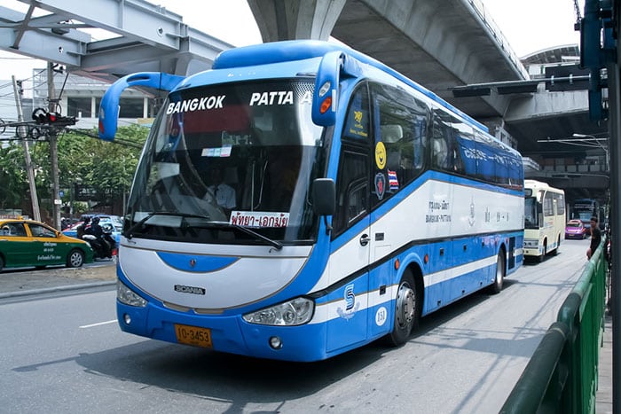 Bus von Bangkok nach Pattaya