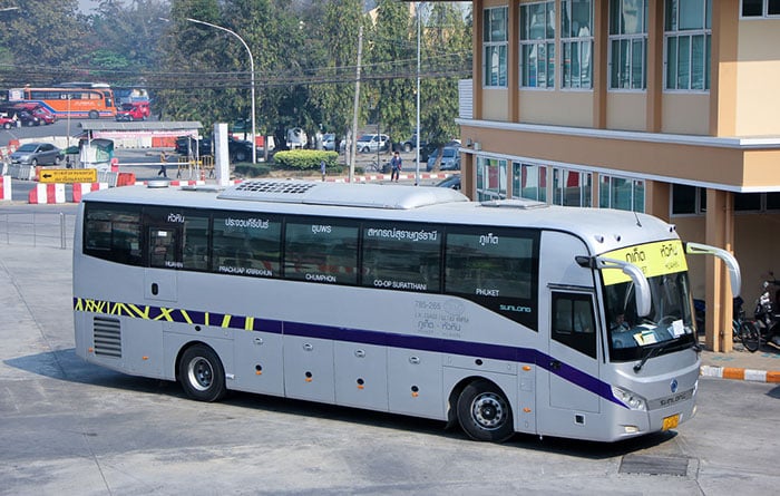 Bus auf dem Weg nach Phuket