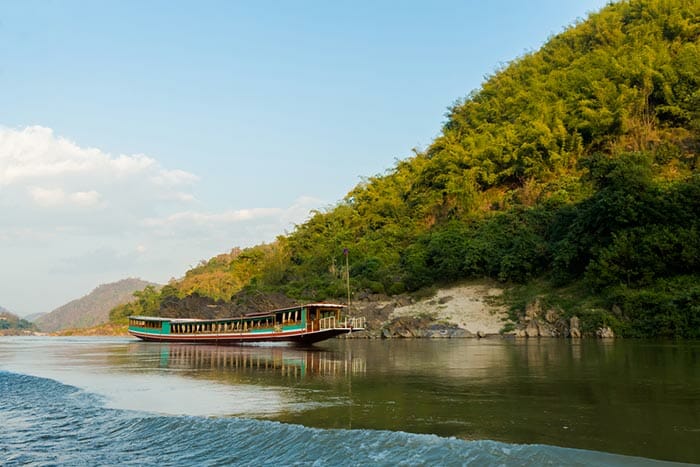 Mit dem Boot von Chiang Mai nach Luang Prabang.