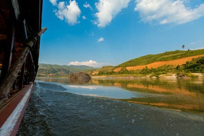 Mit dem Boot von Chiang Mai nach Luang Prabang.