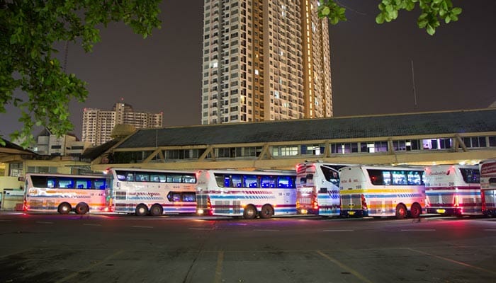 Von Chiang Mai nach Bangkok mit dem Bus