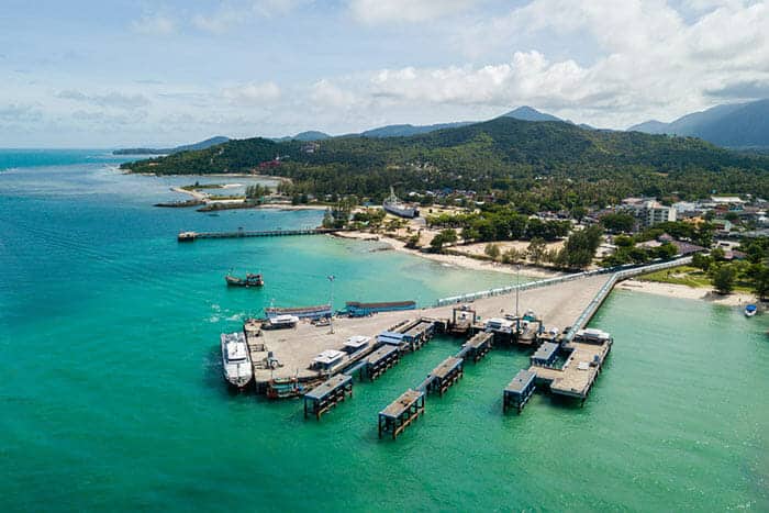 Hafen von Thong Sala auf Koh Phangan