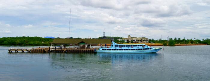 Klong Jilad Pier von Krabi nach Koh Lipe