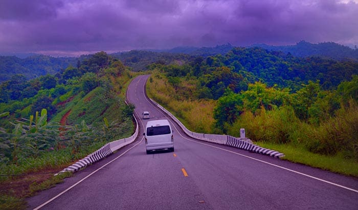 Von Surat Thani nach Krabi mit dem Kleinbus