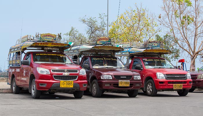 Öffentliche Verkehrsmittel in Surat Thani